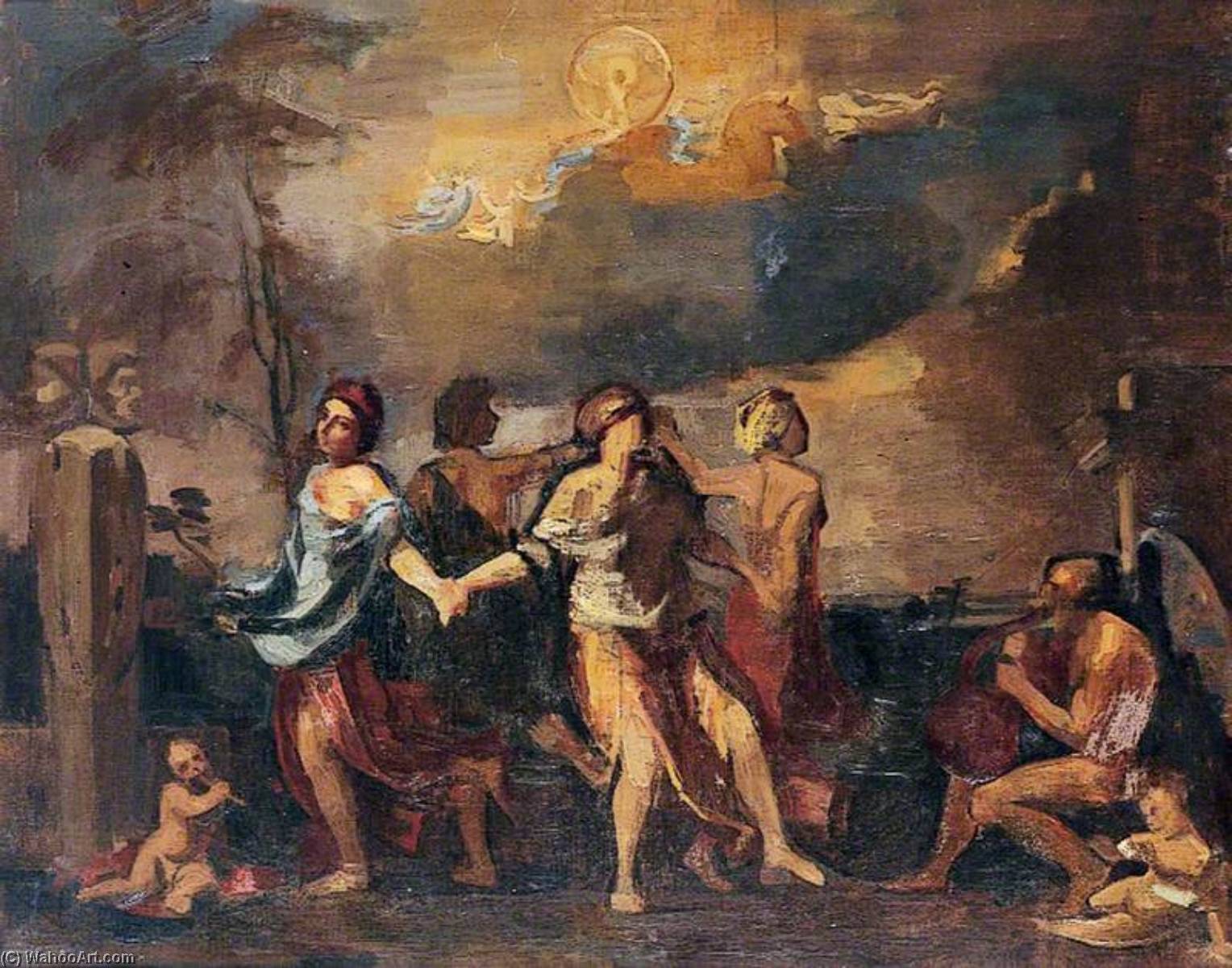 1528x1200 A Dance To The Music Of Time, Oil On Canvas By Lawrence Gowing - A Dance To The Music Of Time Painting