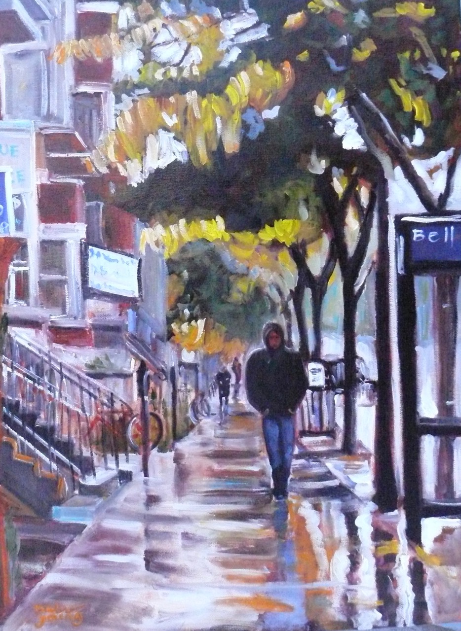 934x1280 Darlene Young A Painting A Day 1028 Park Avenue, Montreal Scene - A Day In The Park Painting
