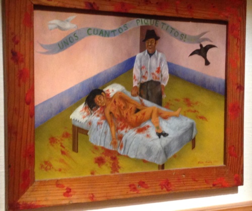 500x419 Frida Kahlo Art In St. Petersburg Veronica Winters Romantic - A Few Small Nips Painting