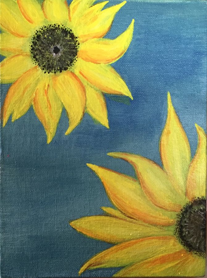 670x900 Flower Painting By Artist Nischitha Sn - A Flower Painting