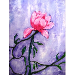 300x300 Flower Paintings. Flower Paintings In Oil. Oil Painting - A Flower Painting