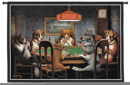 425x278 Fine Art Tapestries A Friend In Need Wall Tapestry - A Friend In Need Painting