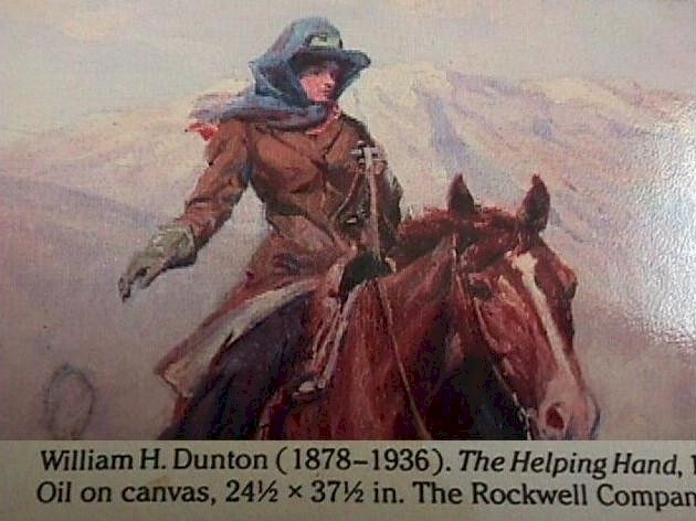 630x472 The Art Of W. Herbert Dunton - A Helping Hand Painting