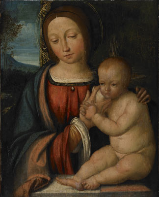 324x400 Madonna Suckling The Child', Liverpool Museums - A Madonna Is A Painting Of