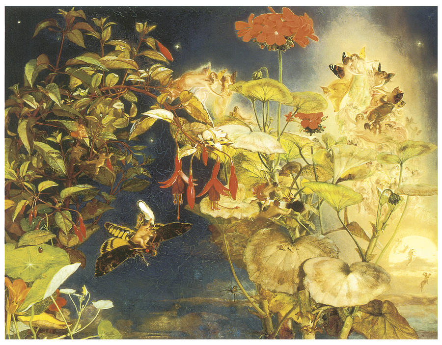 900x703 Elves And Fairies A Midsummer Night's Dream Painting By John - A Midsummer Nights Dream Painting