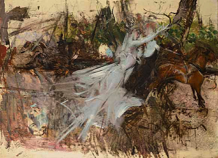 740x538 A Midsummer Night's Dream Painting Giovanni Boldini Oil Paintings - A Midsummer Nights Dream Painting