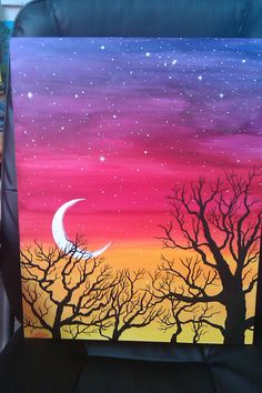 236x354 Sunset Painting For A Painting In Elliana's Room Canvas - A Painting