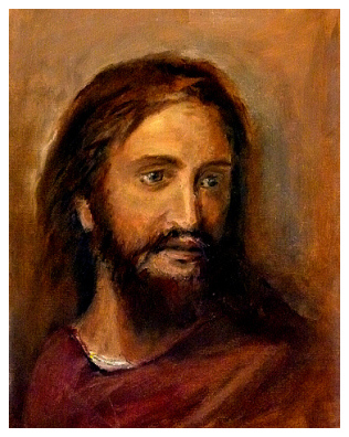 316x396 Original Oil On Canvas Painting Of Jesus Christ For Sale - A Painting Of Jesus