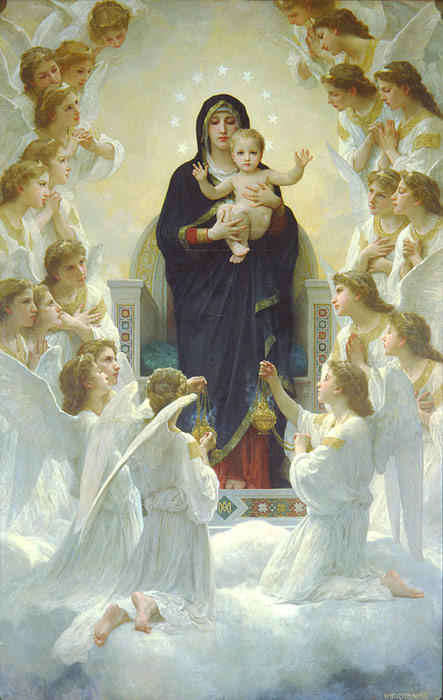443x700 Regina Angelorum, 1900 - A Religious Painting