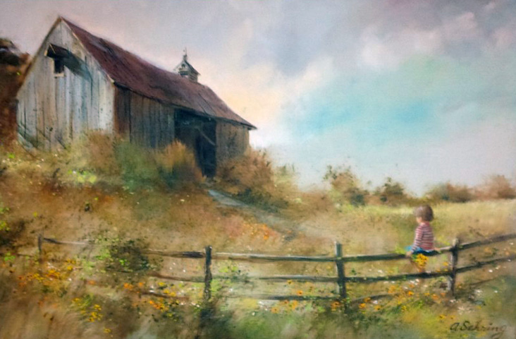 732x480 Adolf Sehring Art For Sale - A Sehring Painting