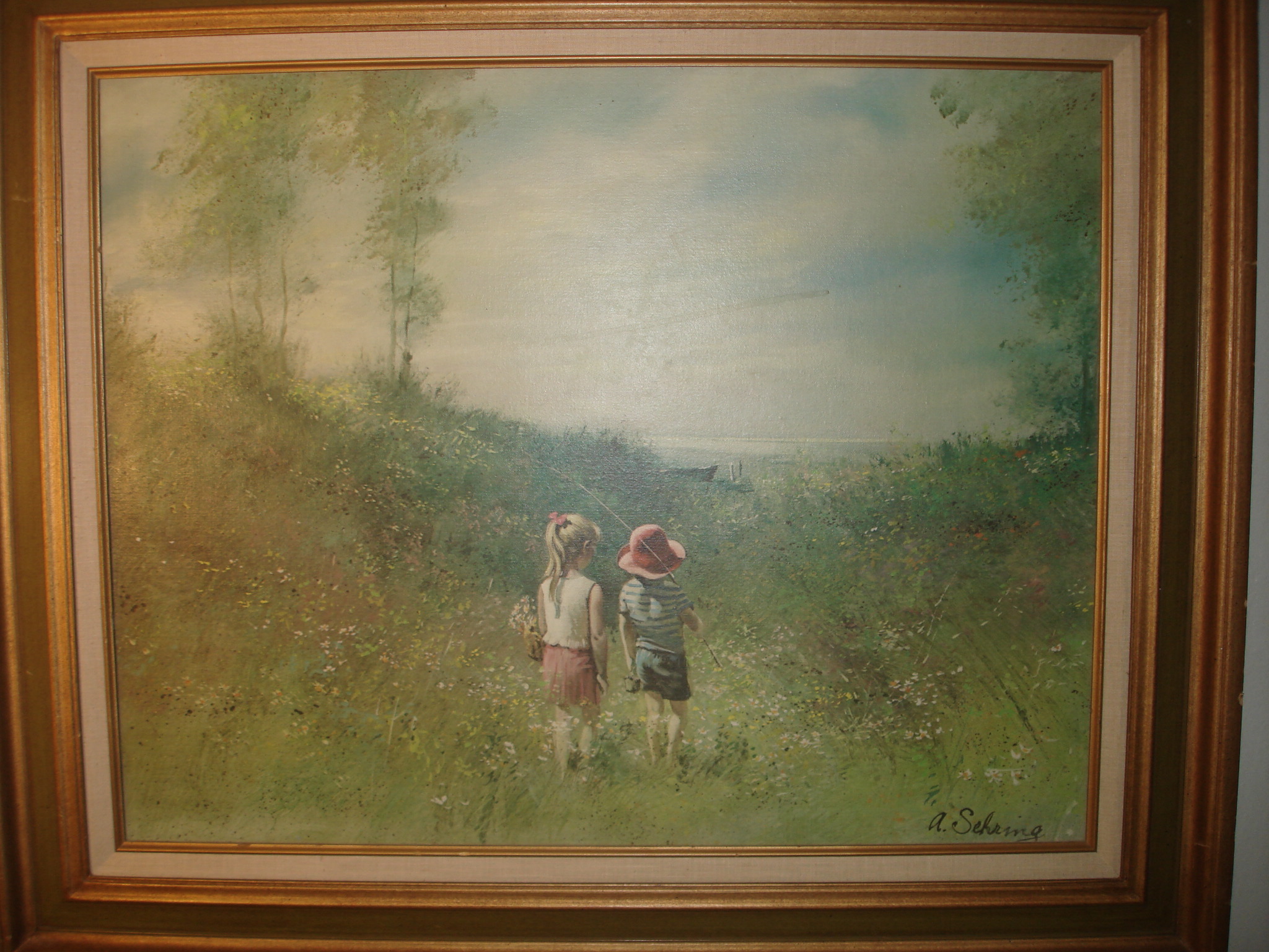 2048x1536 Adolf Sehring Reproduction Painting Antique Appraisal Instappraisal - A Sehring Painting