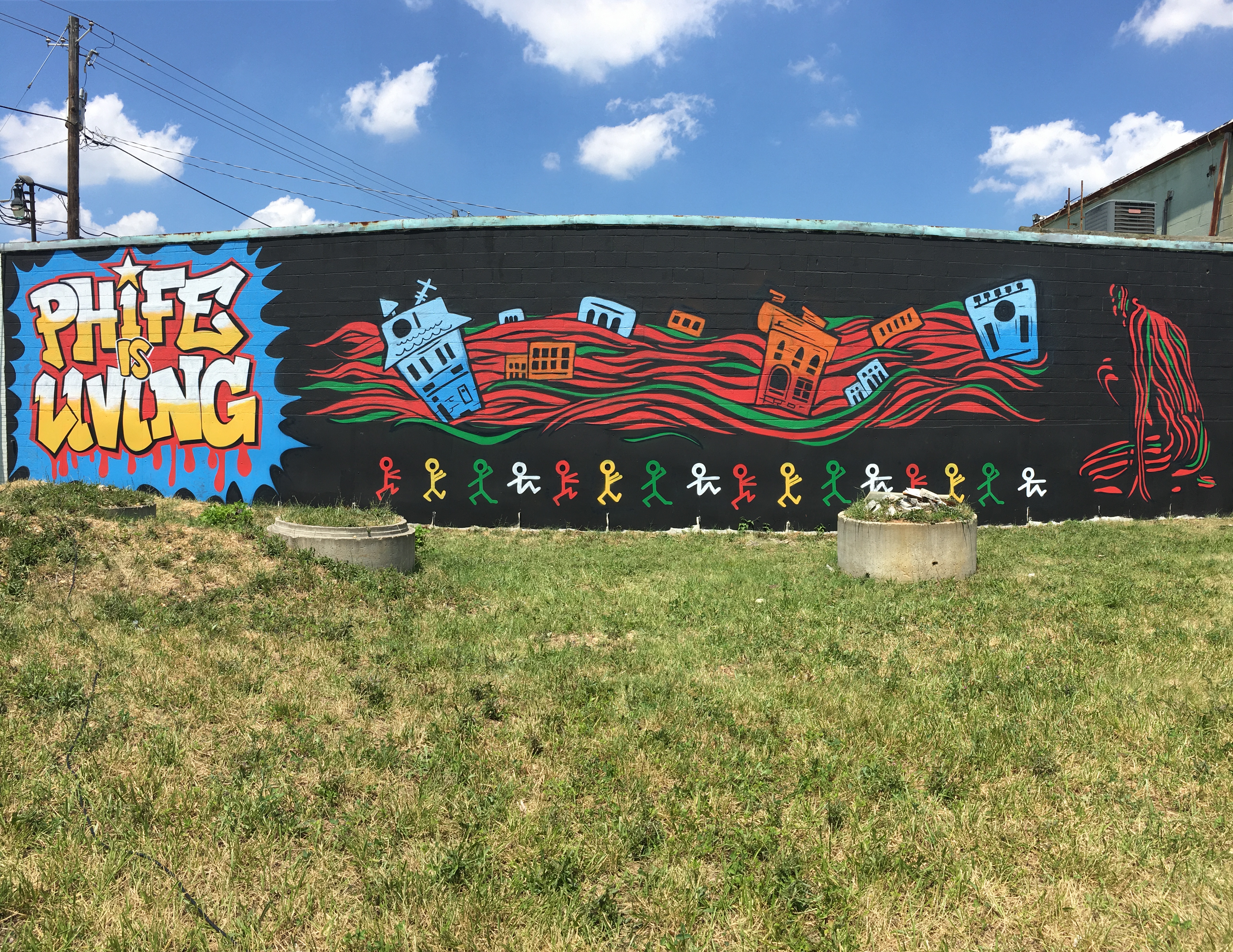 5140x3970 A Tribe Called Quest Tribute Mural - A Tribe Called Quest Painting