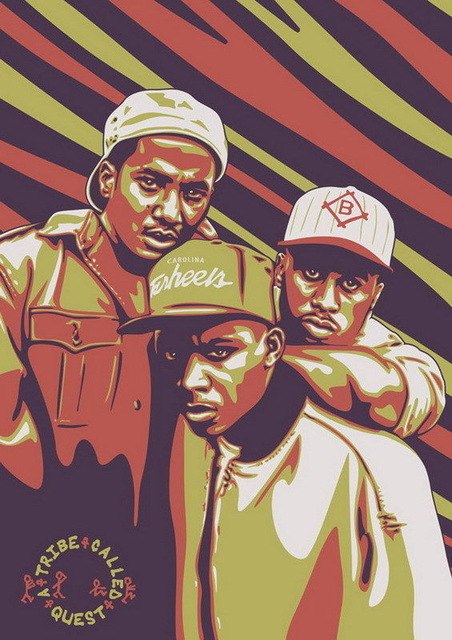 452x640 Mx03563 A Tribe Called Quest American Hip Hop Q Tip Mc Music 14 - A Tribe Called Quest Painting