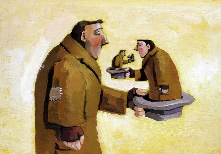 770x538 Saatchi Art Vicious Circle Painting By Cristina Bernazzani - A Vicious Circle Painting