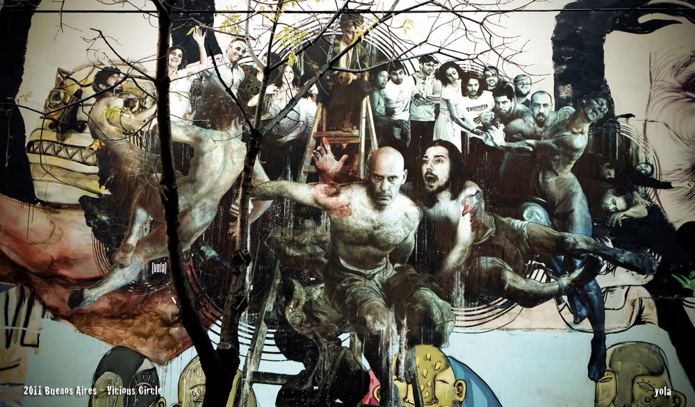 1000x586 Vicious Circle Buenos Aires - A Vicious Circle Painting