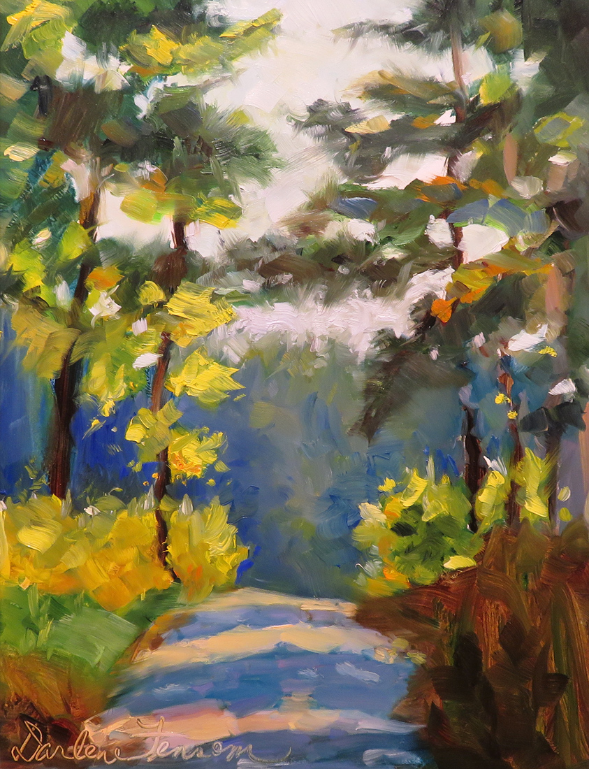 843x1100 A Walk In The Woods The Artist Cove Panama City, Fl - A Walk In The Woods Painting