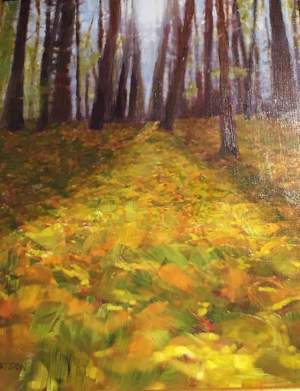 1000x1303 A Walk In The Woods Ii Maple And Main Gallery Of Fine Art - A Walk In The Woods Painting