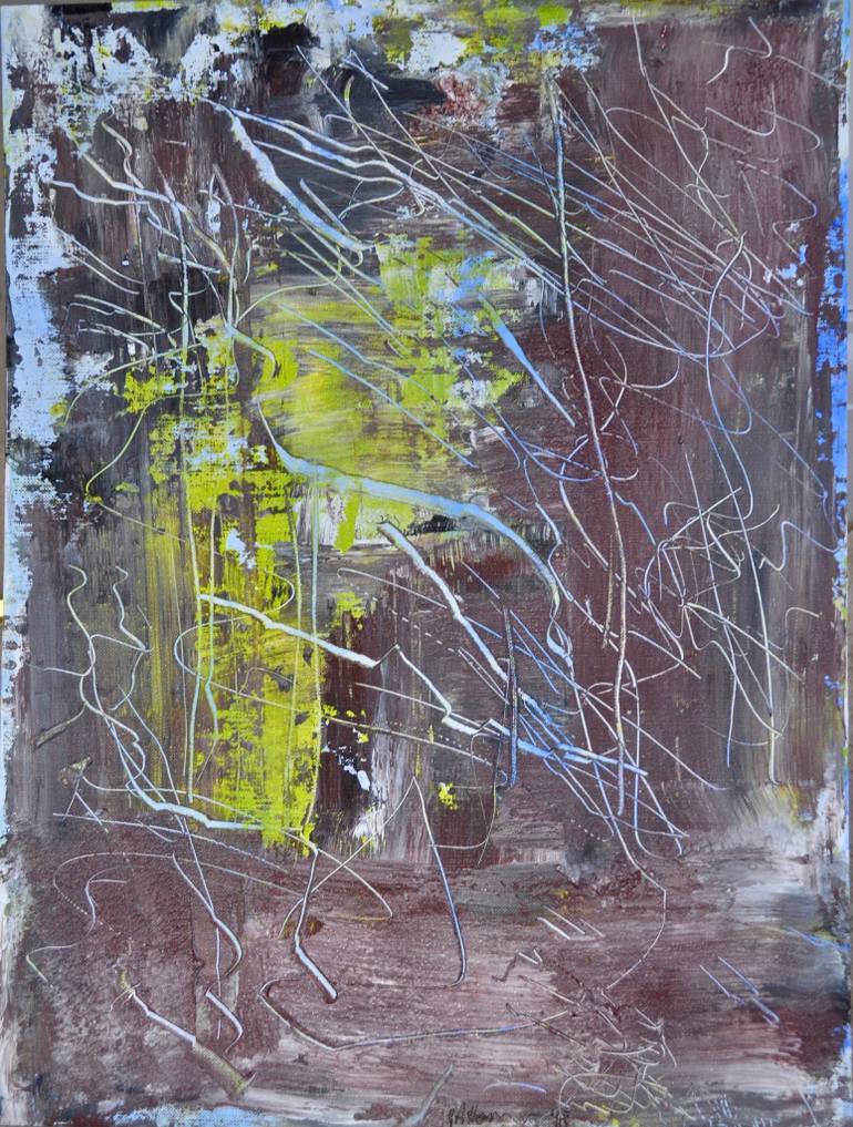 770x1017 Saatchi Art A Walk In The Woods (1) Painting By Geoffrey Howard - A Walk In The Woods Painting