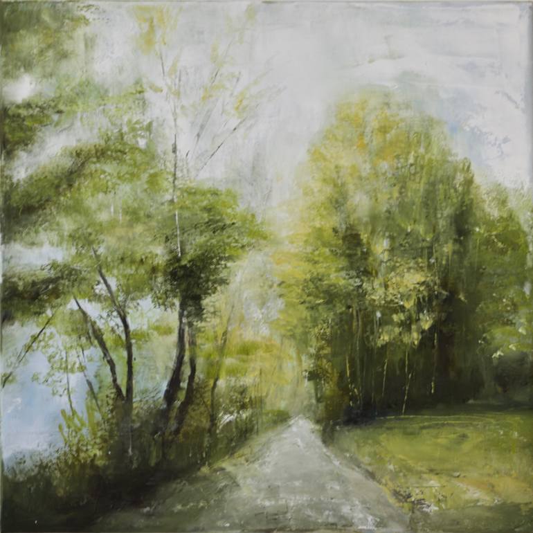 770x770 Saatchi Art A Walk In The Woods Painting By Renata Retrova - A Walk In The Woods Painting