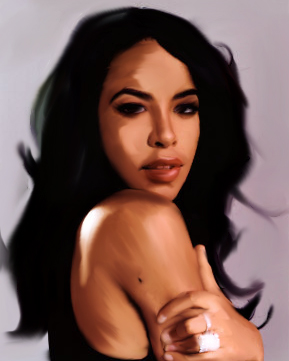289x361 Aaliyah By Sisternightmare - Aaliyah Painting