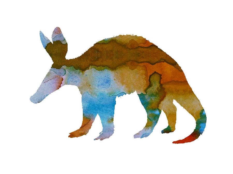 900x675 Aardvark Painting By Steph J Marten - Aardvark Painting