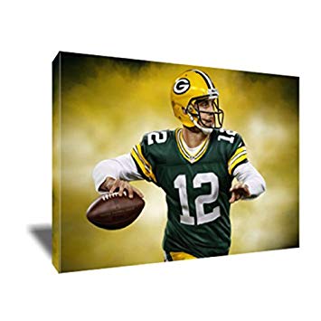 355x355 Aaron Rodgers Painting Poster Artwork On Canvas Art - Aaron Rodgers Painting