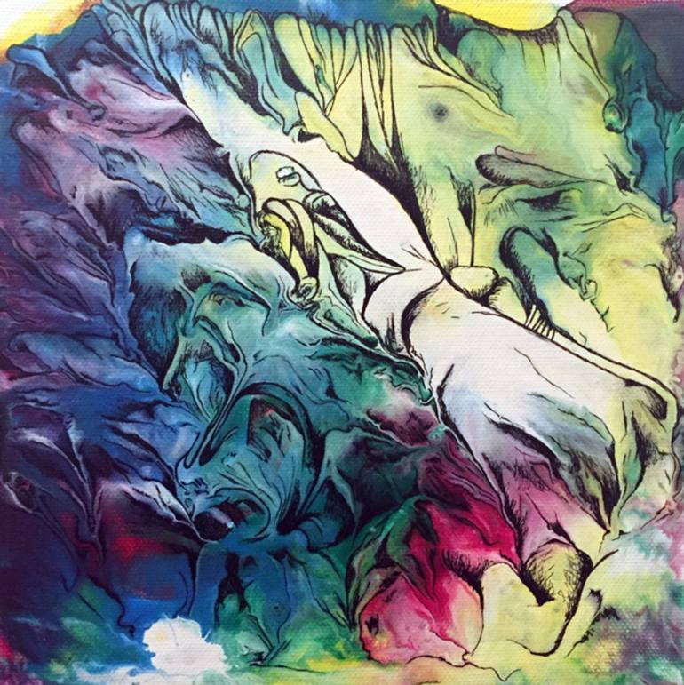 770x771 Saatchi Art Abate Painting By Sonelle De Klerk - Abate Painting