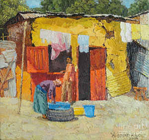 300x281 Yoseph Abate Posters - Abate Painting