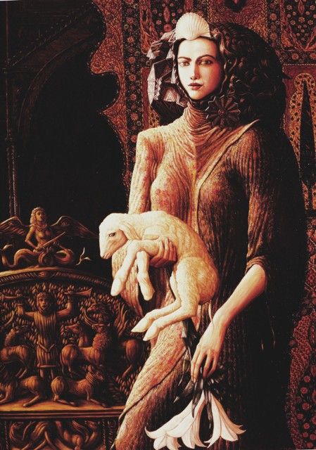 449x640 Alberto Abate Italian Painter Via Buon - Abate Painting