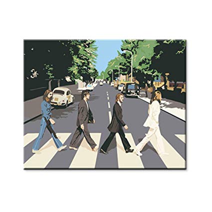 425x425 Homedeco Diy Water Painting, Famous Painting Amp Pop Art - Abbey Road Painting