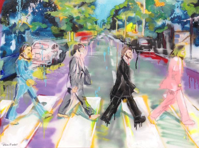 770x573 Saatchi Art Abbey Road Painting By Porschea Kendall - Abbey Road Painting