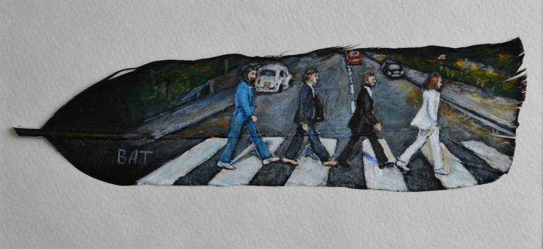 770x353 Saatchi Art Abbey Road Painting By Vladimir Tishchenko - Abbey Road Painting
