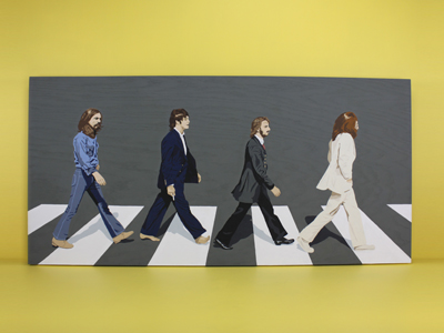 400x300 The Beatles Abbey Road Painting By Dylan Moore - Abbey Road Painting