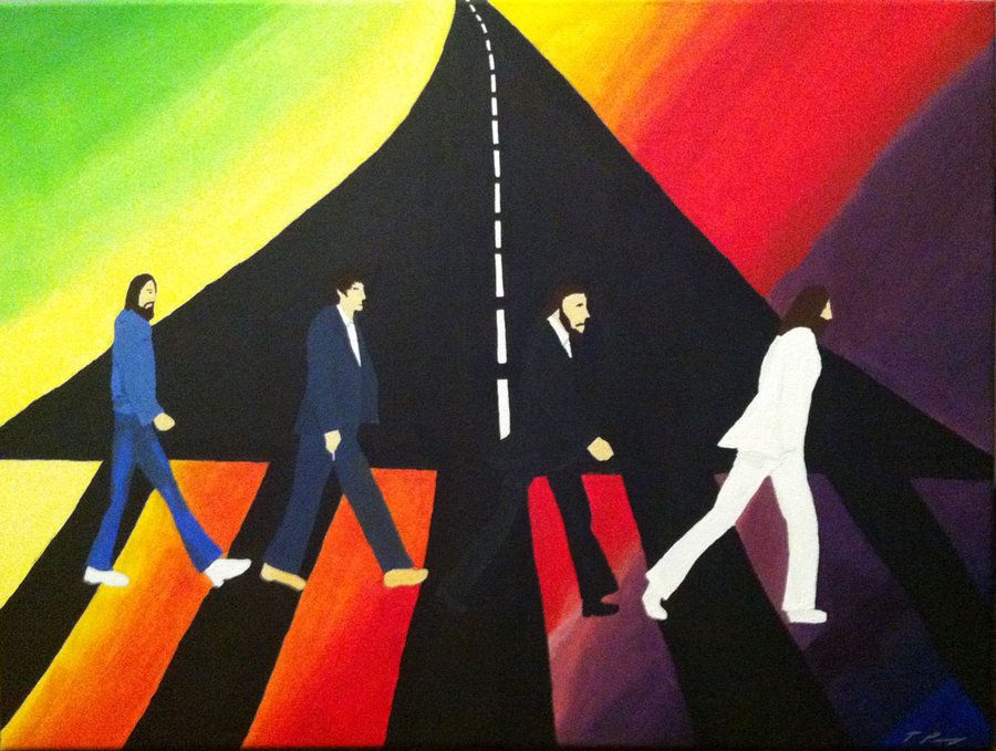 900x679 Abbey Road Painting By ~studioartstudent - Abbey Road Painting