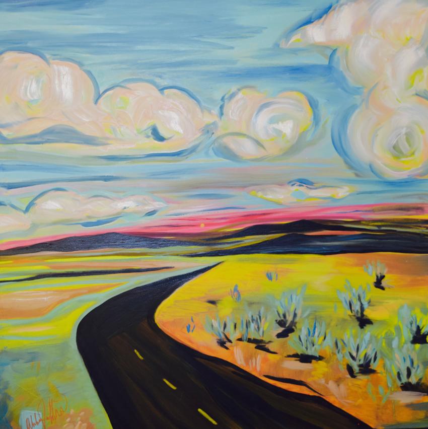850x852 Open Road - Abby Painting