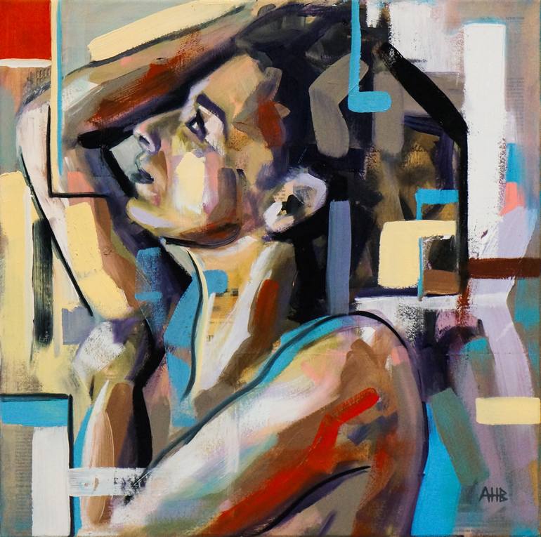 770x765 Saatchi Art Wieder Da (I'M Back) Painting By Abby Brown - Abby Painting