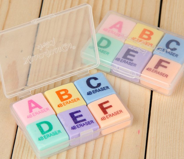 640x553 Hot Sale Abc English Letter Erasers School Supplies Students - Abc Painting