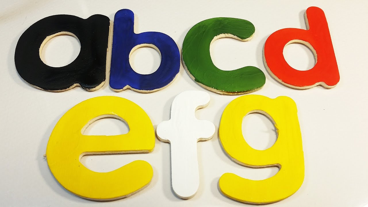 1280x720 Painting Abc For Kids Colors Painted Alphabet Learn - Abc Painting