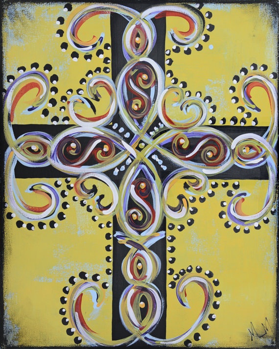 570x713 Top 25 Ideas About Crosses On Trees, Canvas Prints - Abc Painting