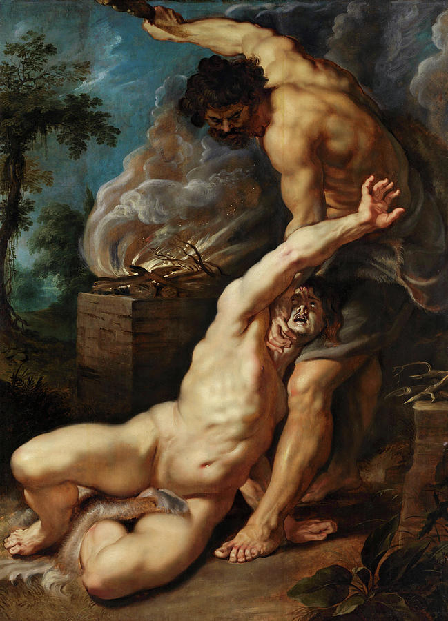 649x900 Cain Slaying Abel Painting By Peter Paul Rubens - Abel Painting