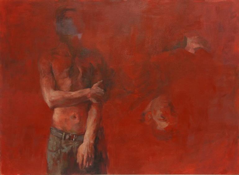 770x565 Saatchi Art Cain And Abel Painting By Laszlo Mathe - Abel Painting