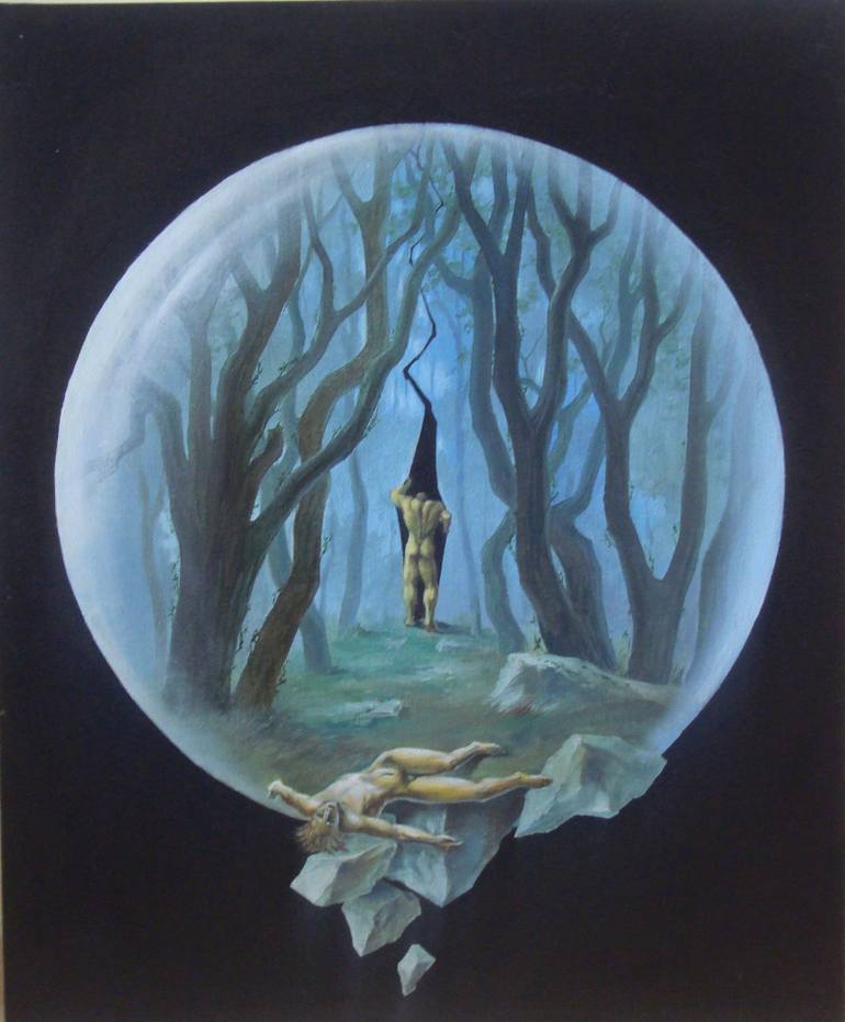 770x931 Saatchi Art Cain And Abel Painting By Mykola Mamchur - Abel Painting