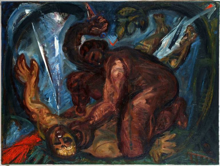 770x580 Saatchi Art Cain And Abel Painting By Vadim Filimonov - Abel Painting