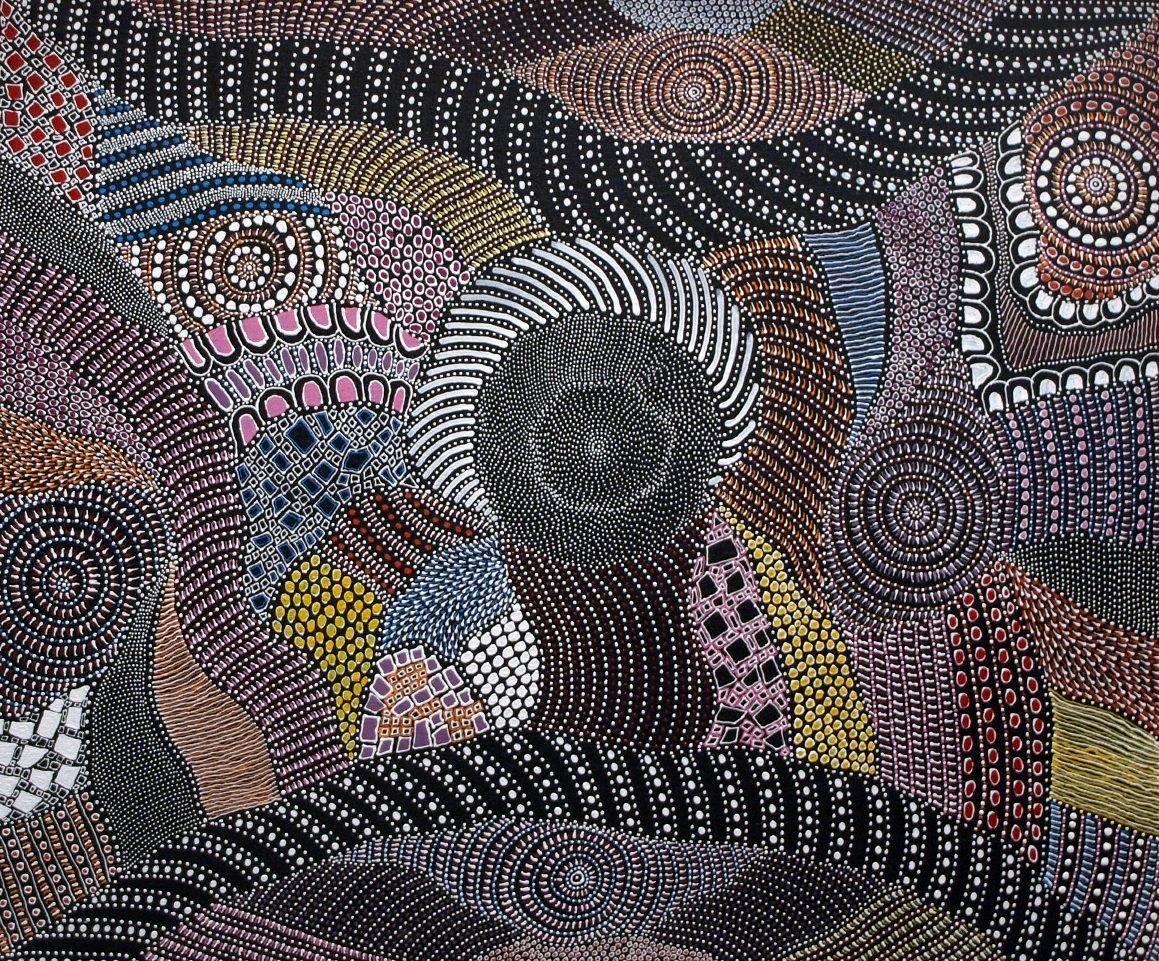 1159x961 Behind The Dots Of Aboriginal Art - Aboriginal Painting