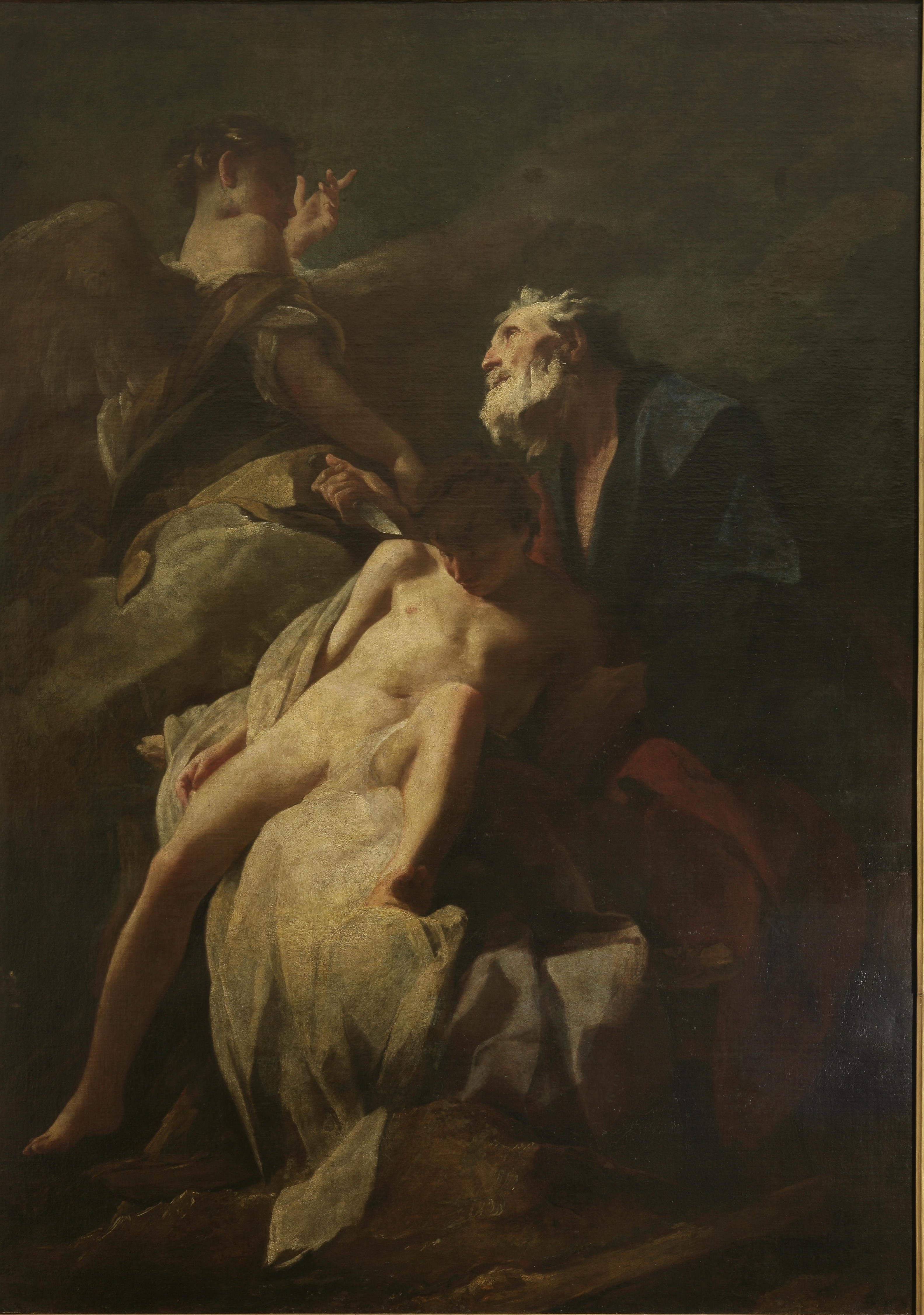 3166x4505 Abraham's Sacrifice Of Isaac - Abraham And Isaac Painting