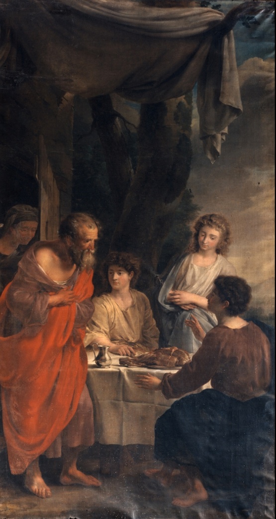 555x1042 Filewillem Jacob Herreyns - Abraham And The Three Angels Painting