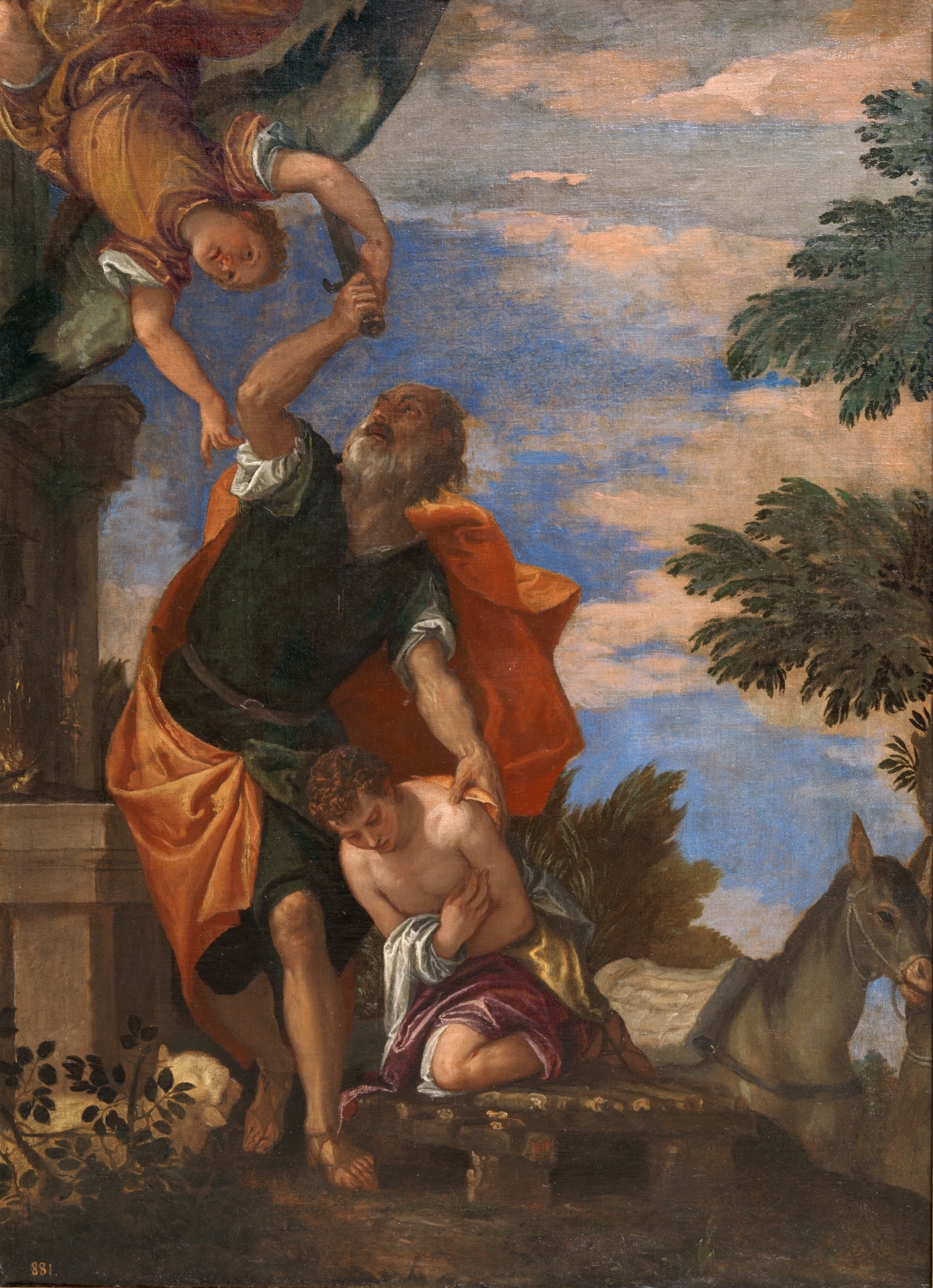 1392x1920 The Sacrifice Of Isaac - Abraham Isaac Painting