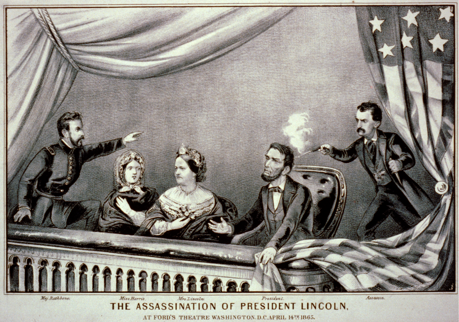 1536x1078 Filethe Assassination Of President Lincoln - Abraham Lincoln Assassination Painting