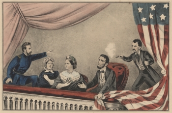350x230 University Of Delaware Library Special Collections Abraham - Abraham Lincoln Assassination Painting