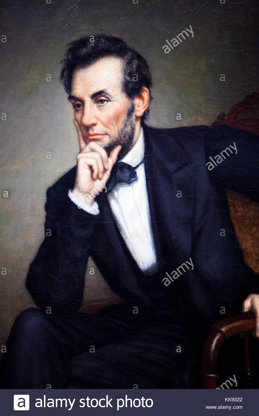 866x1390 Oil Painting Of President Abraham Lincoln, 16th President United - Abraham Lincoln Oil Painting